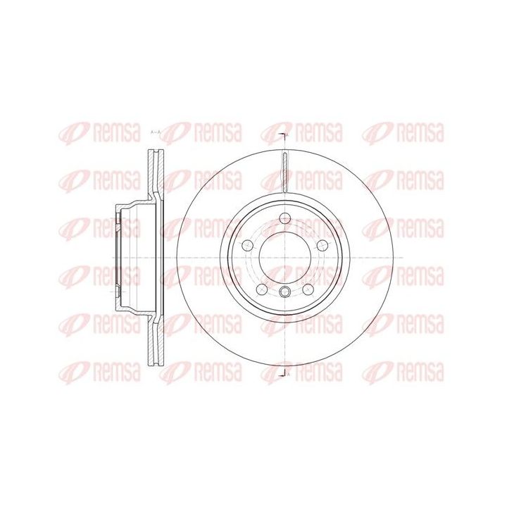 Stabdžių diskas REMSA 61452.10