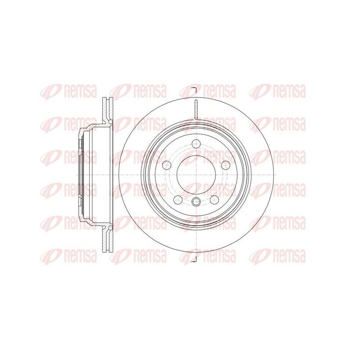 Stabdžių diskas REMSA 61453.10