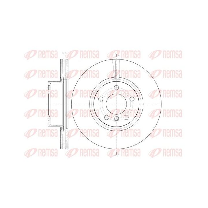 Stabdžių diskas REMSA 61454.10