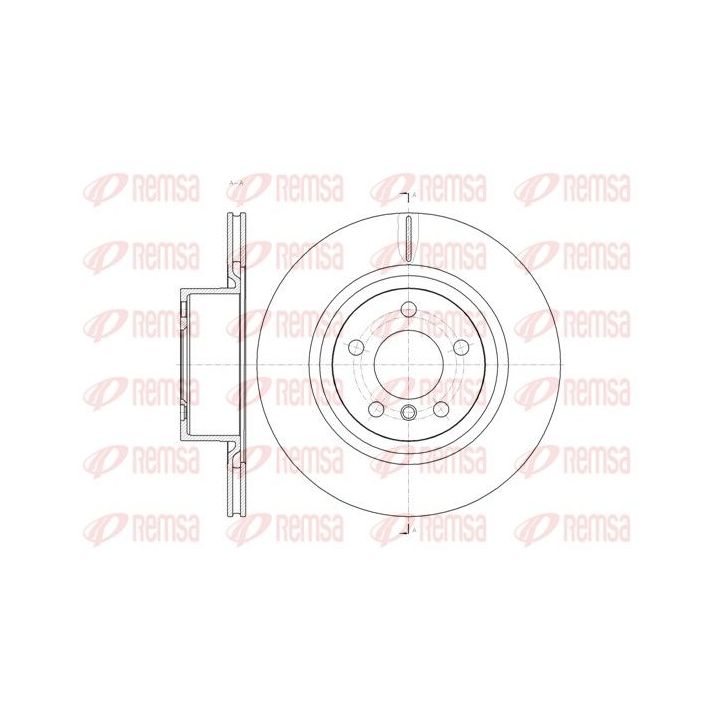 Stabdžių diskas REMSA 61455.10