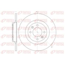 Stabdžių diskas REMSA 61457.00