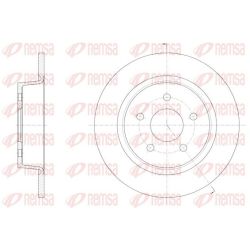 Stabdžių diskas REMSA 61459.00