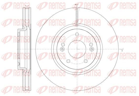 Stabdžių diskas REMSA 61462.10