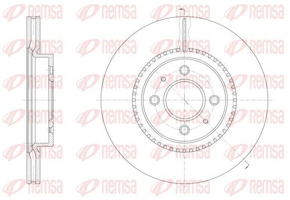 Stabdžių diskas REMSA 61463.10