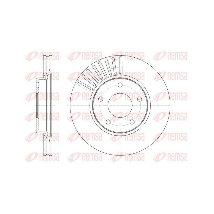 Stabdžių diskas REMSA 61466.10