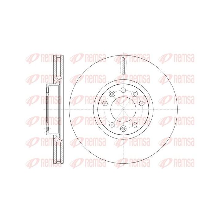 Stabdžių diskas REMSA 61472.10