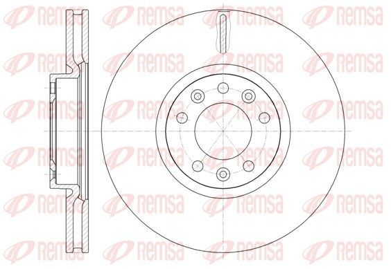 Stabdžių diskas REMSA 61472.10
