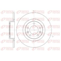 Stabdžių diskas REMSA 61473.00