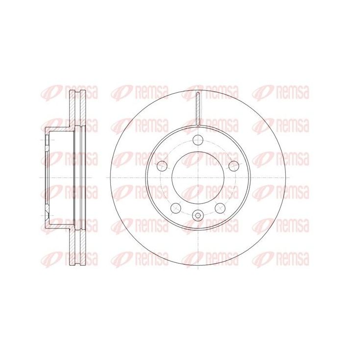 Stabdžių diskas REMSA 61475.10