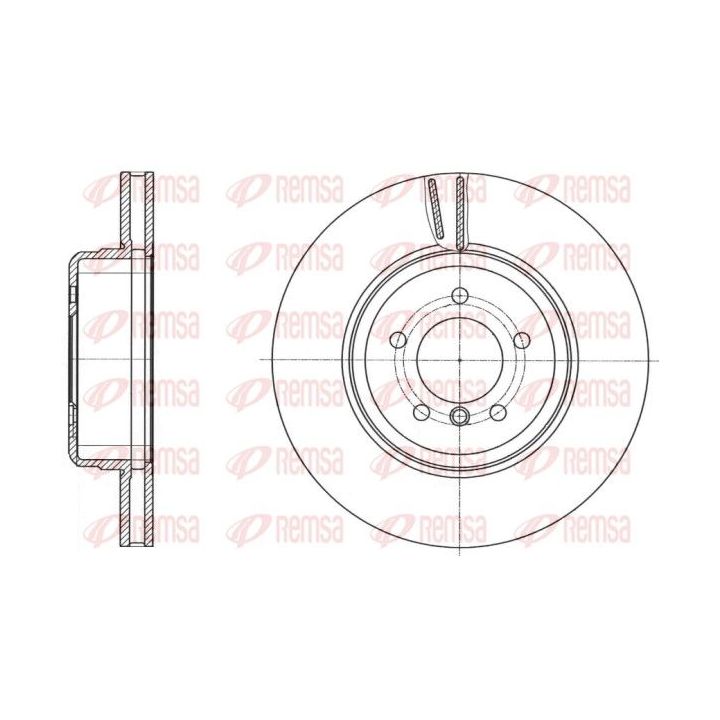 Stabdžių diskas REMSA 61491.10