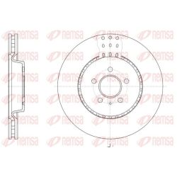 Stabdžių diskas REMSA 61493.10