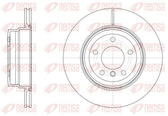 Stabdžių diskas REMSA 61494.10