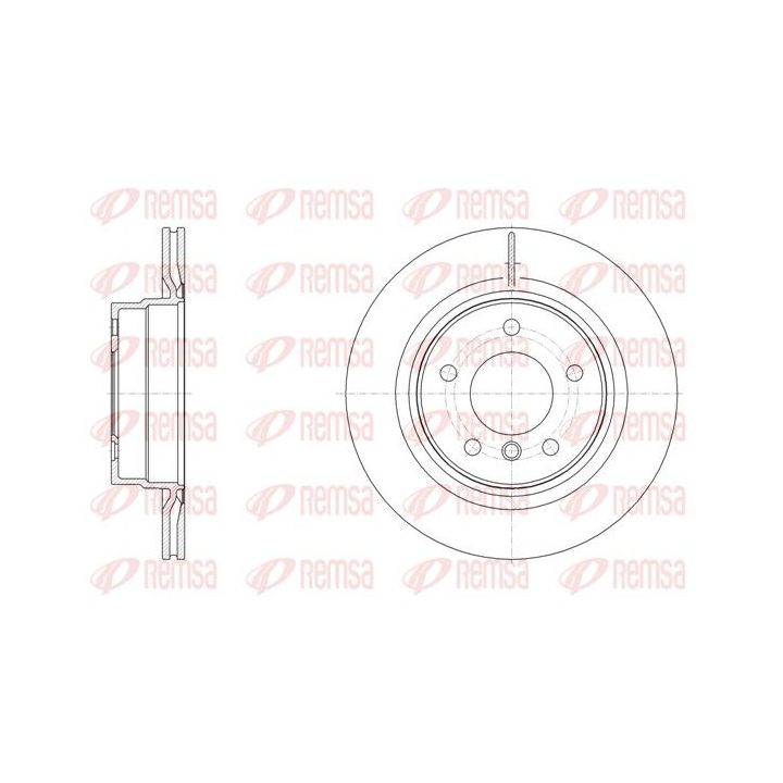 Stabdžių diskas REMSA 61495.10