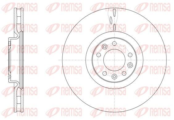 Stabdžių diskas REMSA 61498.10