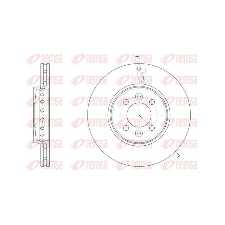 Stabdžių diskas REMSA 61499.10