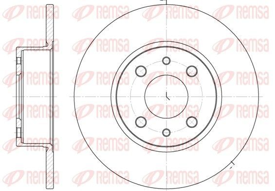 Stabdžių diskas REMSA 6150.00