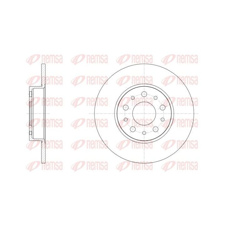 Stabdžių diskas REMSA 61500.00