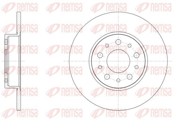 Stabdžių diskas REMSA 61500.00