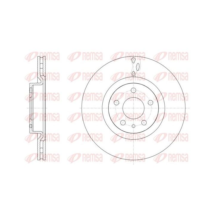 Stabdžių diskas REMSA 61501.10