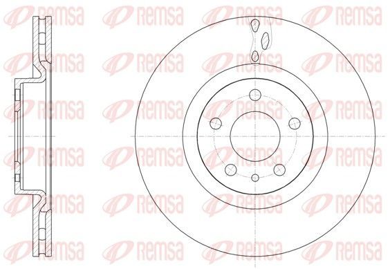 Stabdžių diskas REMSA 61501.10