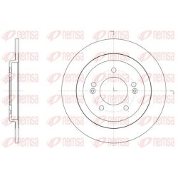 Stabdžių diskas REMSA 61506.00