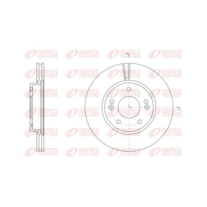 Stabdžių diskas REMSA 61507.10