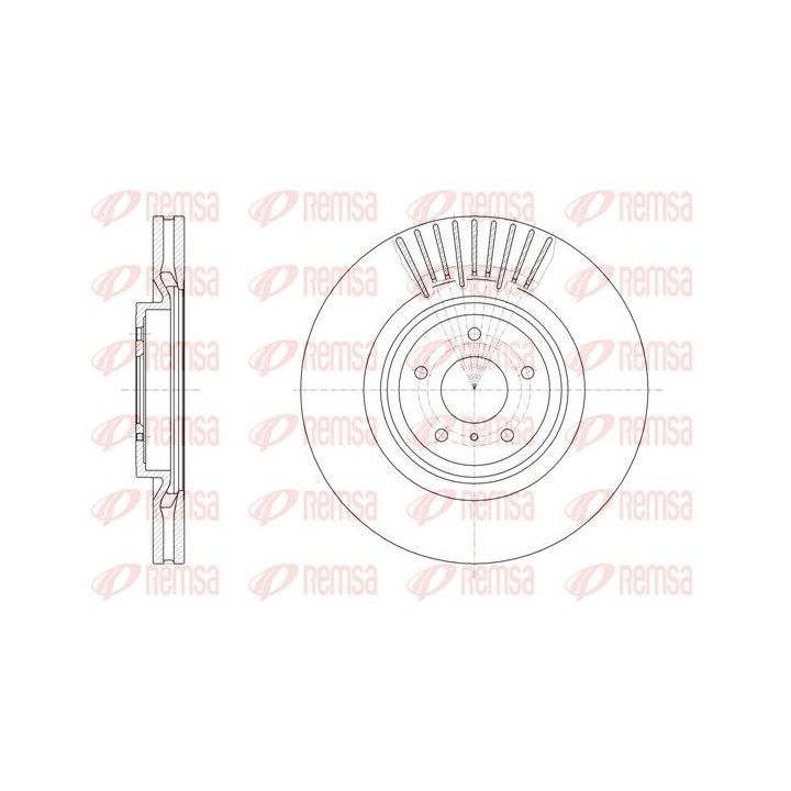 Stabdžių diskas REMSA 61508.10