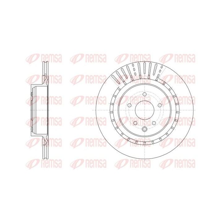 Stabdžių diskas REMSA 61509.10