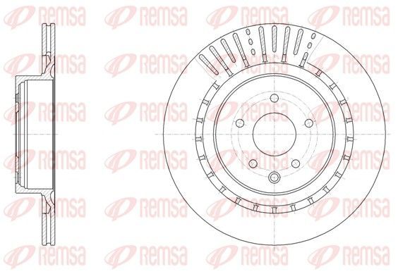 Stabdžių diskas REMSA 61509.10