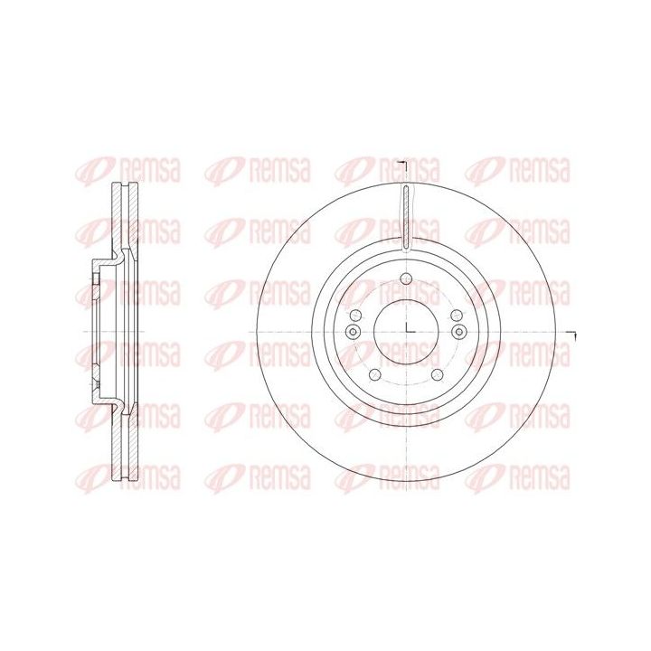 Stabdžių diskas REMSA 61514.10
