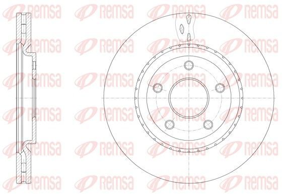 Stabdžių diskas REMSA 61515.10