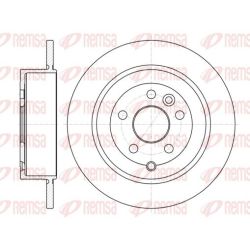 Stabdžių diskas REMSA 61516.00