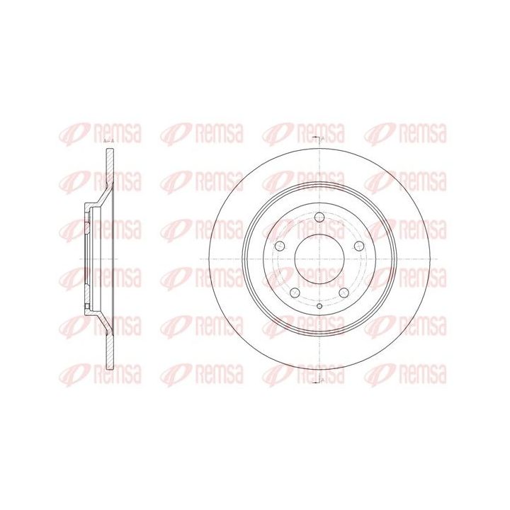 Stabdžių diskas REMSA 61518.00