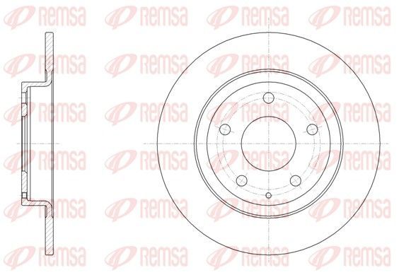 Stabdžių diskas REMSA 61519.00