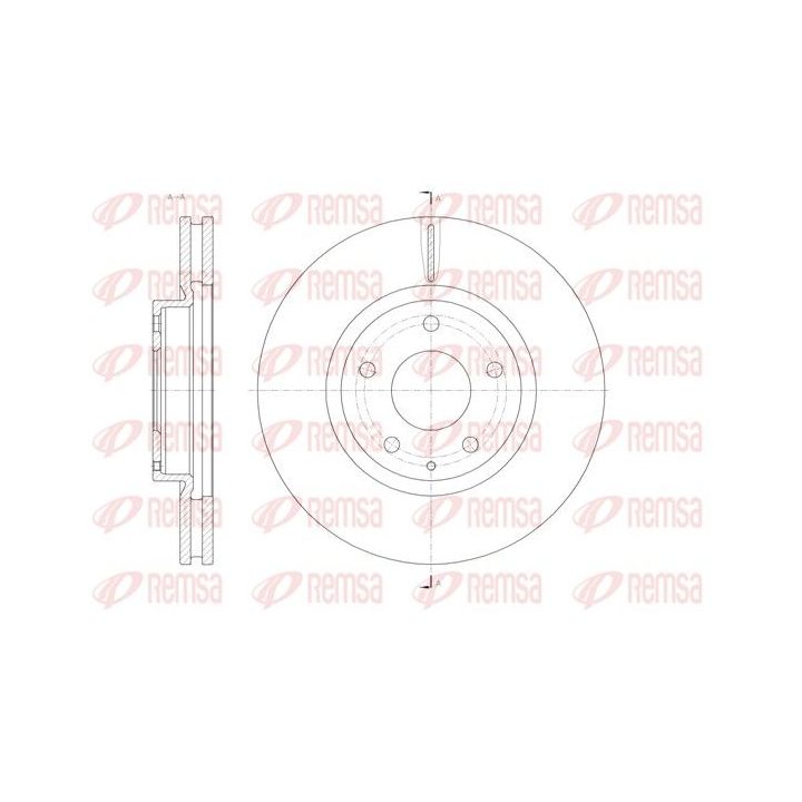 Stabdžių diskas REMSA 61520.10