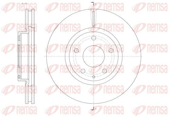 Stabdžių diskas REMSA 61520.10