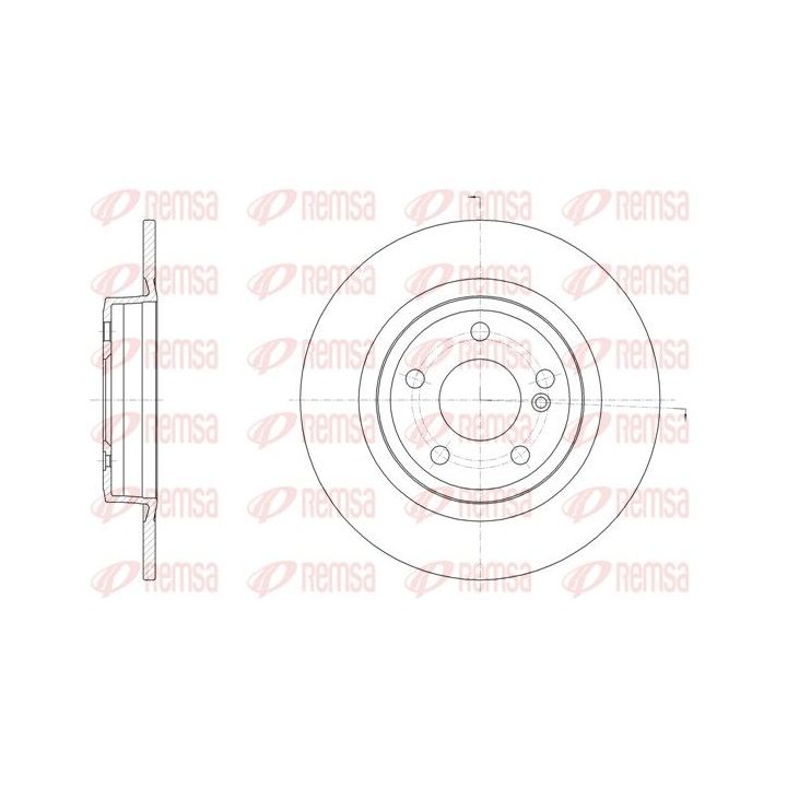 Stabdžių diskas REMSA 61523.00