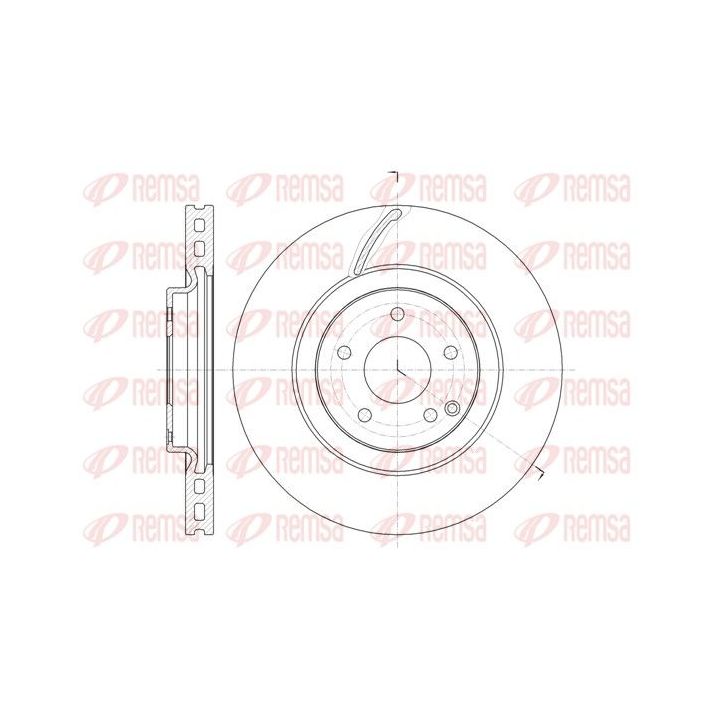 Stabdžių diskas REMSA 61525.10