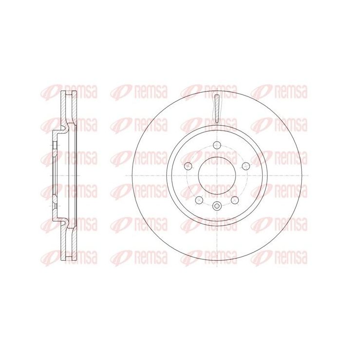 Stabdžių diskas REMSA 61541.10