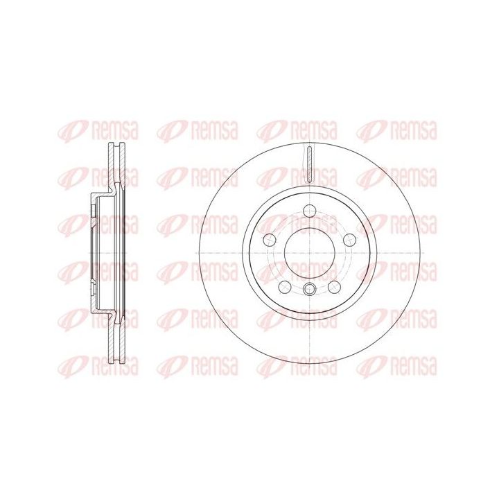Stabdžių diskas REMSA 61545.10