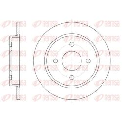 Stabdžių diskas REMSA 6155.00