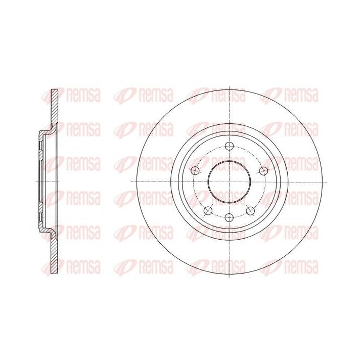 Stabdžių diskas REMSA 61559.00