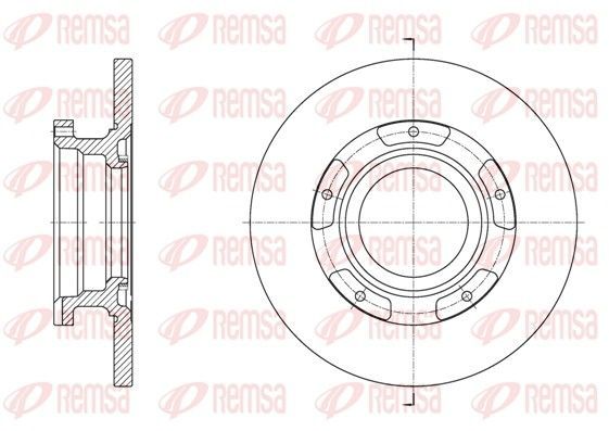 Stabdžių diskas REMSA 61564.00