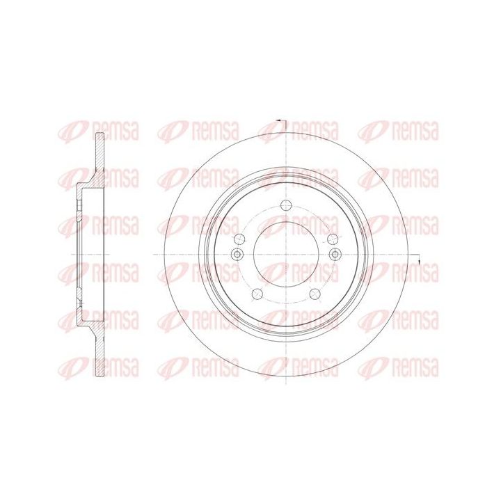 Stabdžių diskas REMSA 61571.00