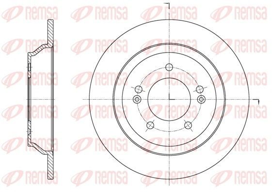 Stabdžių diskas REMSA 61572.00