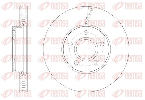 Stabdžių diskas REMSA 61588.10