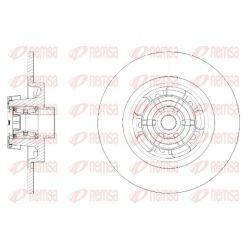Stabdžių diskas REMSA 61591.20