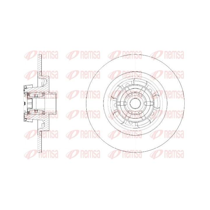 Stabdžių diskas REMSA 61591.20