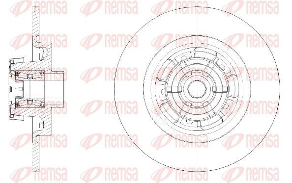 Stabdžių diskas REMSA 61591.20