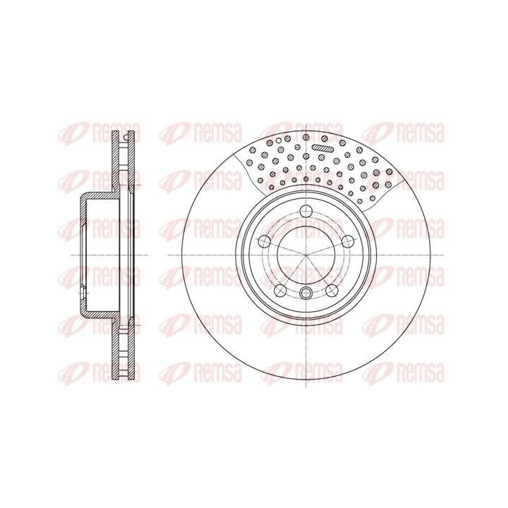 Stabdžių diskas REMSA 61594.10